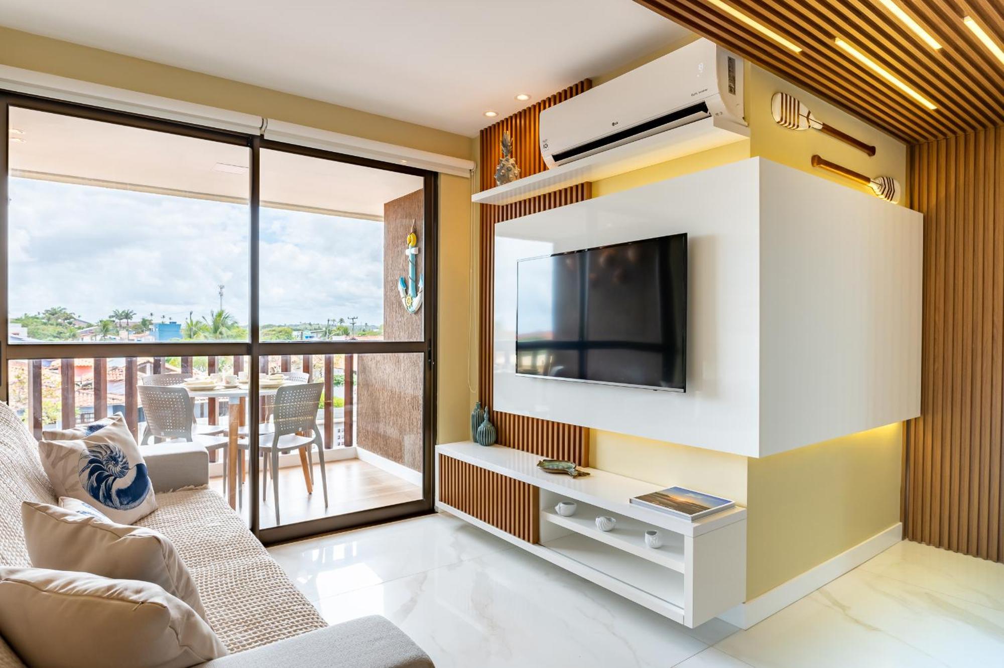 Cupe Beach Living Resort Beira Mar Porto De Galinhas Flat Luxo Sofisticado 3Qts Exteriér fotografie